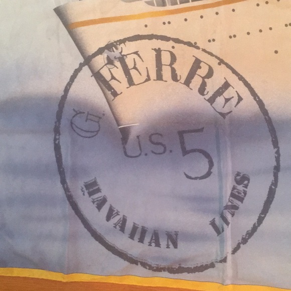 Silk scarf. - Picture 2 of 6